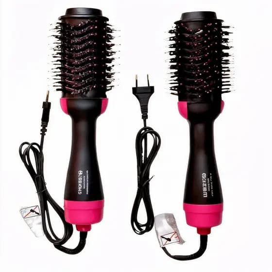 Escova Secadora Alisadora 3 em 1 Alisa Seca e Modela 110v
