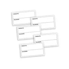 100 Etiquetas Adesivas para Comida 3x5,5 cm – Organização na Cozinha