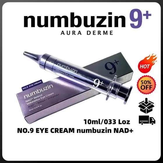 [Numbuzin] O 9o Novo Produto-Creme Para Os Olhos Com Retinol NMN , 10 ml | Reduz Rugas , Diminui Olheiras , Ilumina , H