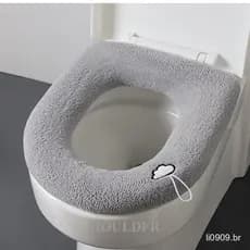 HOULDFR Engrossar Tapete De Cobertura De Assento De Vaso Sanitário Inverno Quente Soft Lavável Closestool Caso Almofada