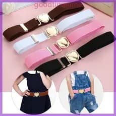 Cintura Elástica para Meninas Cinto Elástico Ajustável para Meninos Adolescentes Vestido D DPBX