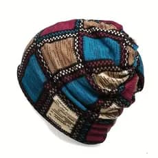 Clássico Vintage Impresso Boné Nu Bloco De Cores Elástico Crânio Boho Pescoço Gaiter Chapéus À Prova Dwaterproof Água