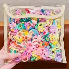Acessórios De Cabelo Elásticos Para Meninas , Alta Elasticidade , Duráveis , Elástico Pequeno