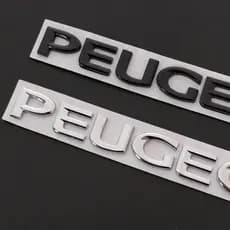 Estilo Do Carro De Metal Emblema Traseiro Da Cauda Etiqueta Para Peugeot 206 307 308 3008 207 208 407 508 2008 5008 107