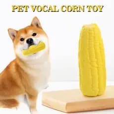 Brinquedos Para Cães De Estimação , Látex , Formato De Milho , Resistente À Mordida , Brinquedo Interativo Moagem F4r3
