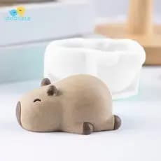 Idealistas Bonito Capivara Pudim Molde Mousse De Silicone Creme Bolo Dos Desenhos Animados Decoração Do Cozimento Ferram