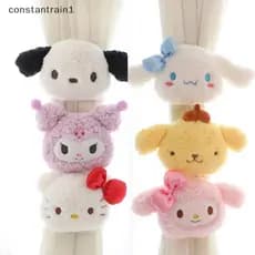 [CST] Sanrio Hello Kitty Cortina Fivela Ajustável Snap Kuromi Cinnamoroll Boneca Clipe Quarto Infantil Decoração De Casa