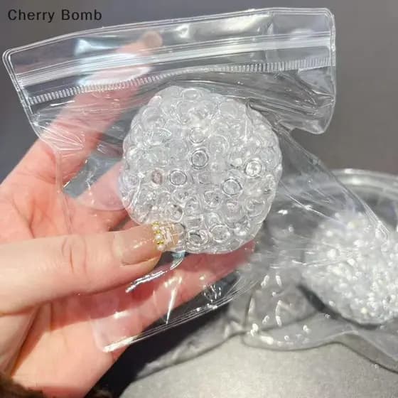 (Bomba De Cereja) Contas De Explosão Criativas Squishy Handmade Ball Stress Relief Toys Slow Rebound Toy Fidget Crianças
