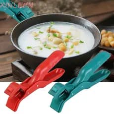 Pinças para Hot Pot Shinle En, Pinças de Silicone Antiderrapantes, Pinças Duráveis para Placas de Forno DHH7