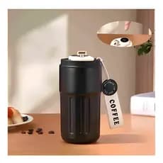 Kit 25 Copo Térmico Cafe Inox Portátil 460ml Com Tampa  Led