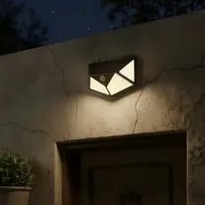Luminária Solar 100 Led Com Sensor Para Jardim Externa Prova D'água Luz Led Solar Lâmpada