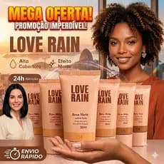 Base Liquida Matte Love Rain Cobre Tudo Resistente A Agua Alta Cobertura Longa Duracao Original Maquiagem Rosto Perfeito