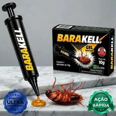 Gel Inseticida Kelldrin Acabe Com As Baratas De Esgoto - Uso Interno e Externo Controle De Baratas Casa Protegida