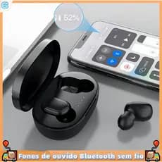 Fones de ouvido esportivos sem fio Bluetooth com bateria de longa duração Fones de ouvido Bluetooth com microfone Cancel