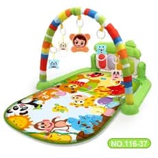 Tapete de Atividades Musical com Piano Interativo e Móbiles para Bebê - ColorBaby