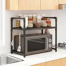 Rack Metálico Multiuso Decoteam Ajustável Para Microondas AC-68