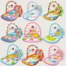 Infant brinquedo destacável pedal quadro de fitness bebê música piano jogo esteira de rastreamento