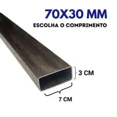 Metalon 70x30mm (7x3cm) - Escolha o Comprimento - Tubo de Aço