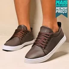 Tênis Masculino Casual Urban Social Trabalho Estiloso Couro Sintético Macio e Leve