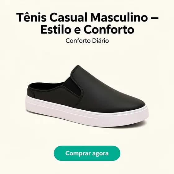 Tênis Mule Casual Minimalista Antiderrapante Solado Baixo Confortável-Promoção Envio Imediato