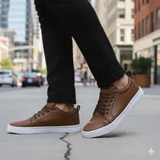 Tênis Masculino Casual Básico Dia a Dia Lazer Sapatênis Elegante Texturizado Envio Imediato