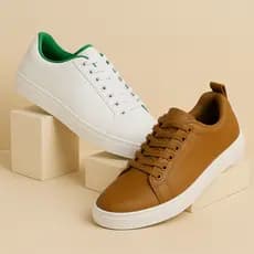 Kit 2 Pares Tênis Casual Masculino Texturizado Básico Estiloso- Promoção Envio Imediato