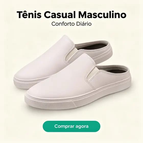 Tênis Mule Casual Minimalista Solado Baixo Antiderrapante Diurno Confortável-Promoção Envio Imediato