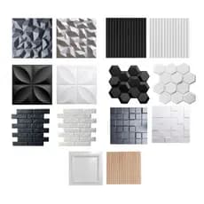 KIT 20 Painel Placa 3d Parede Revestimento
