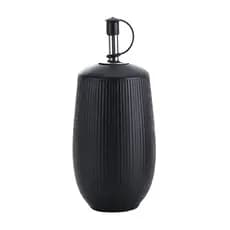 Azeiteiro 250ml Cerâmica Preta com Bico Dosador Antigotejamento