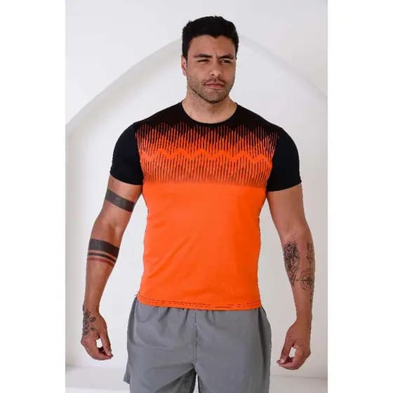 Camisa Masculina Dryfit em Poliéster - Várias Cores para Academia Ciclismo Treino Respirável