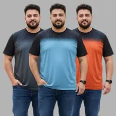 kit3 Camisetas-Camisas Plus Size-G1-G2-G3 Masculina DRYFIT P/Academ Exercícios-Corrida-Cicclismo