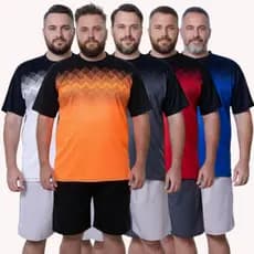 KIT5  Camisetas-Camisas Plus Size-G1-G2-G3 Masculina DRYFIT P/Academ Exercícios-Cicclismo