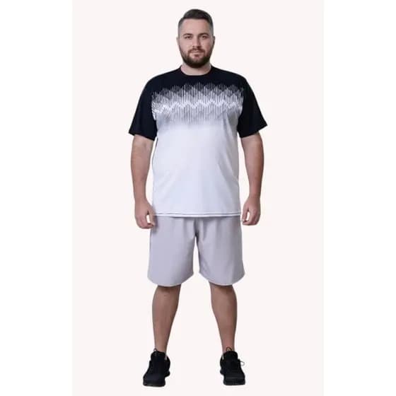 Camisetas-Camisas Plus Size-G1-G2-G3 Masculina DRYFIT P/Academ Exercícios Futebol-Corrida-Cicclismo