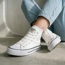 Tenis Botinha Feminina Casual Cano Alto All Confortavel Estilosa Star Promoção