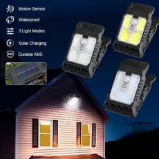 Novo Atualizado Sensor Inteligente Lâmpada De Clipe solar Ao Ar Livre Pátio Iluminação Do Jardim Parede