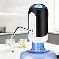 Bomba Elétrica Universal para Garrafão de Água - Recarregável USB e Compatível com Todos os Modelos