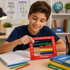 Brinquedo Educativo Abaco Matemático Escolar