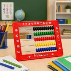 Contador Ábaco Infantil Colorido Sortidos de Plástico Matemática para Crianças