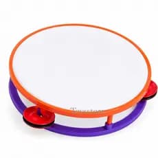 Pandeiro De Plástico Brinquedo Infantil 15cm