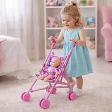 Carrinho De Boneca Brinquedo Carrinho de brinquedo Infantil