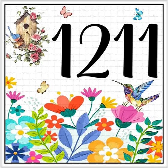 Números azulejos personalizados  20 x 20 cm melhor preço