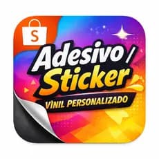 Adesivos personalizados 4x4cm - Corte especial - Sticker - Quadrado, redondo, Corte especial