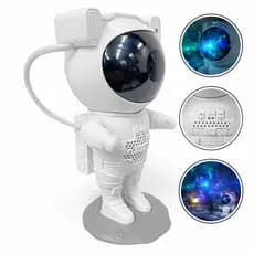 Projetor Luminaria De Luz Noturna Com Caixa de Som Bluetooth e Galaxy Star Galaxia Nebulosa