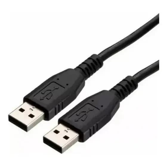 Cabo Usb A Macho Para Usb A Macho 2.0 2 Metros Preto