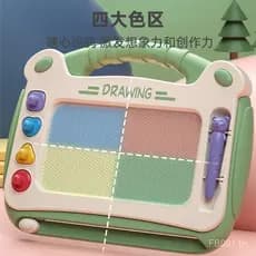 Quadro de desenho infantil DIY, apagável, colorido, para educação infantil, presente de pintura, quadro de desenho magné