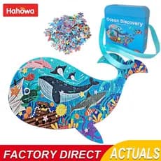 Quebra-cabeça Hahowa, brinquedo educativo infantil, quebra-cabeça avançado para educação infantil, para o ensino de cria