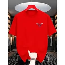 Camiseta Chicago Bulls Basquete Masculina Estampada NBA Casual Premium
