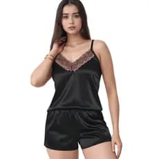 Kit Pijama Baby Doll + Camisola Feminina Delicada e leveza