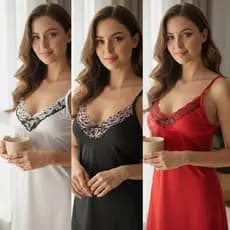 Camisola fresquinha | Roupa de dormir | fresquinha sensual leve