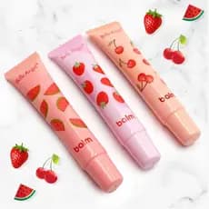 Lip Balm Gloss Labial 13ml - Belle Angel Saborizante - morango - melancia e cereja